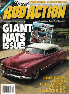 STREET ROD ACTION 1990 DEC - FORD INGITION CONV,NSRA NATS,ORANGE PLUSH,'37 PACK